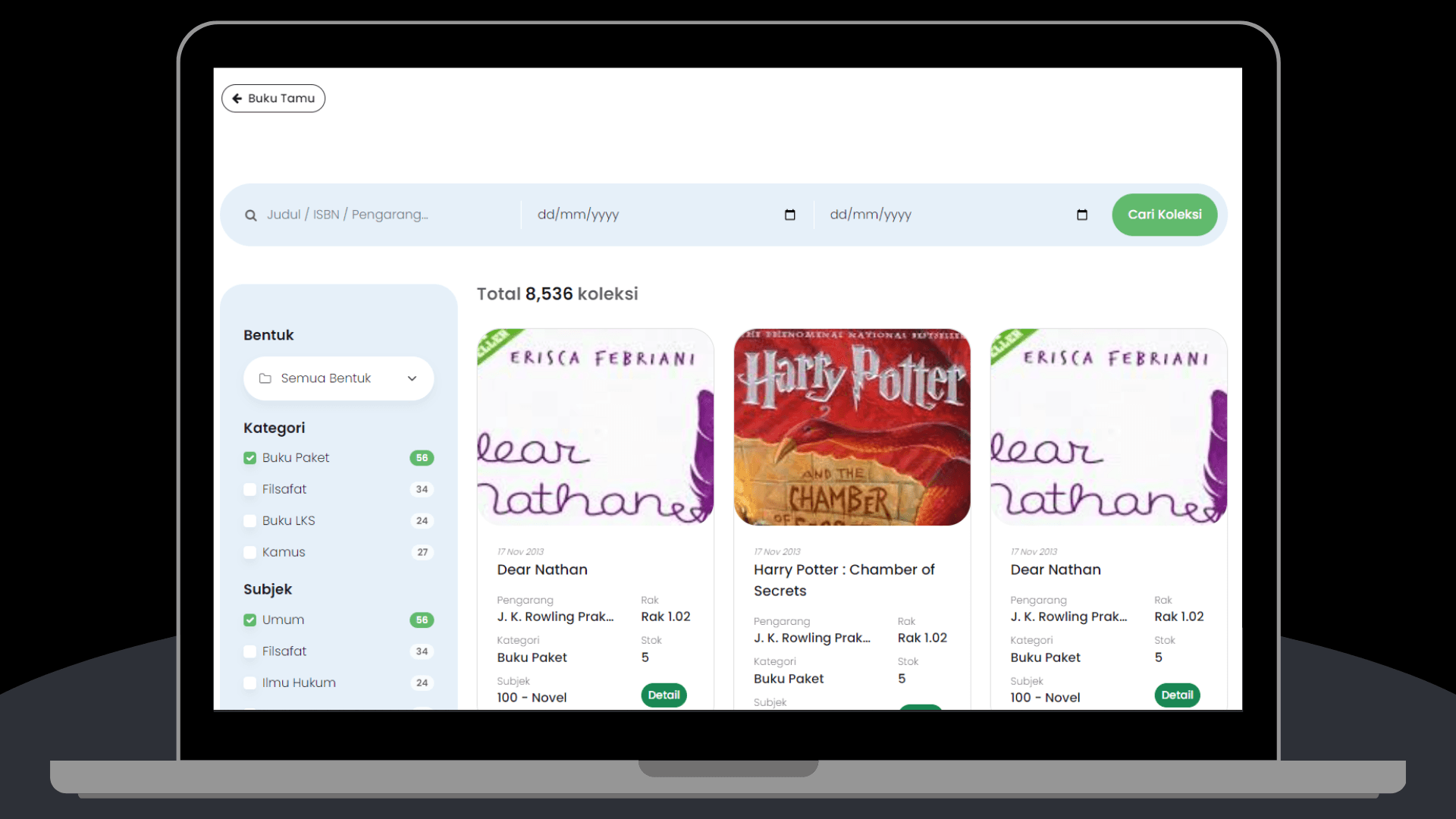 E-Library - A  Smarter Library  Platform preview